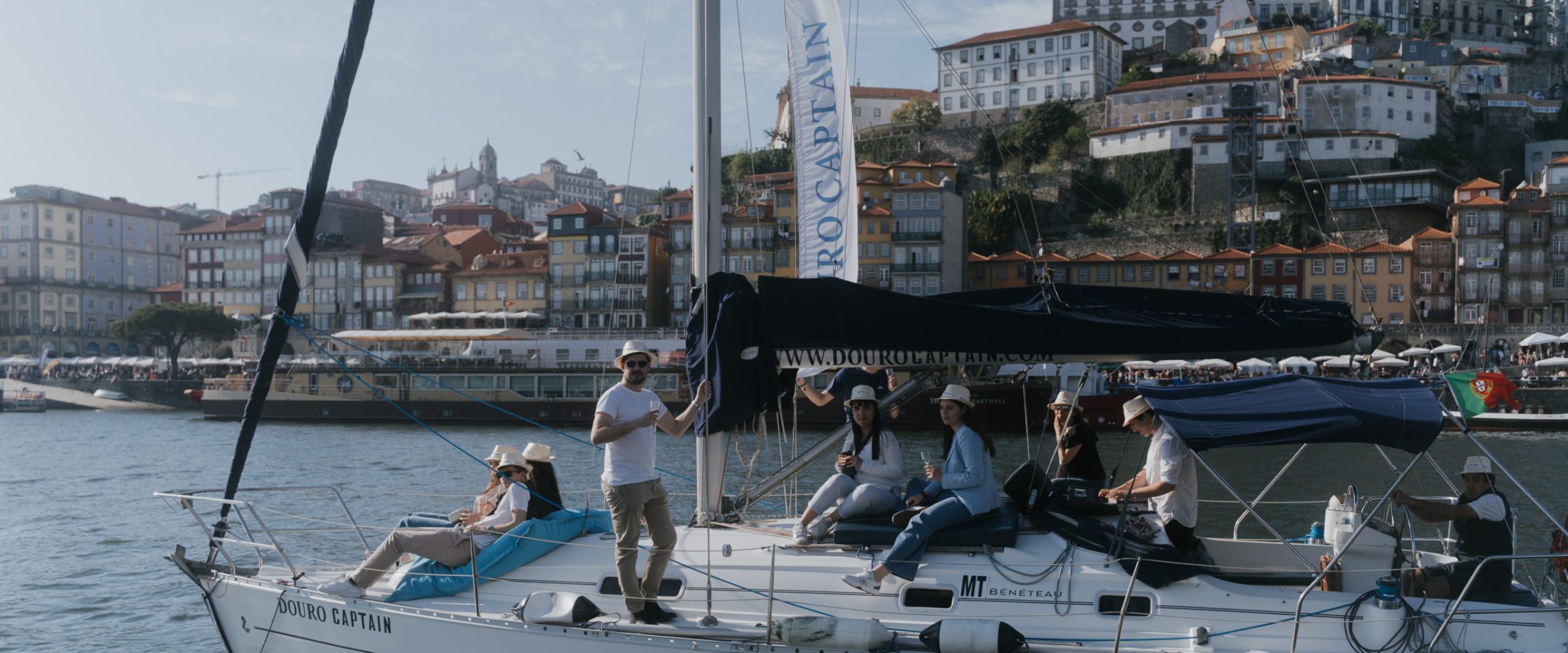 group in a party on board