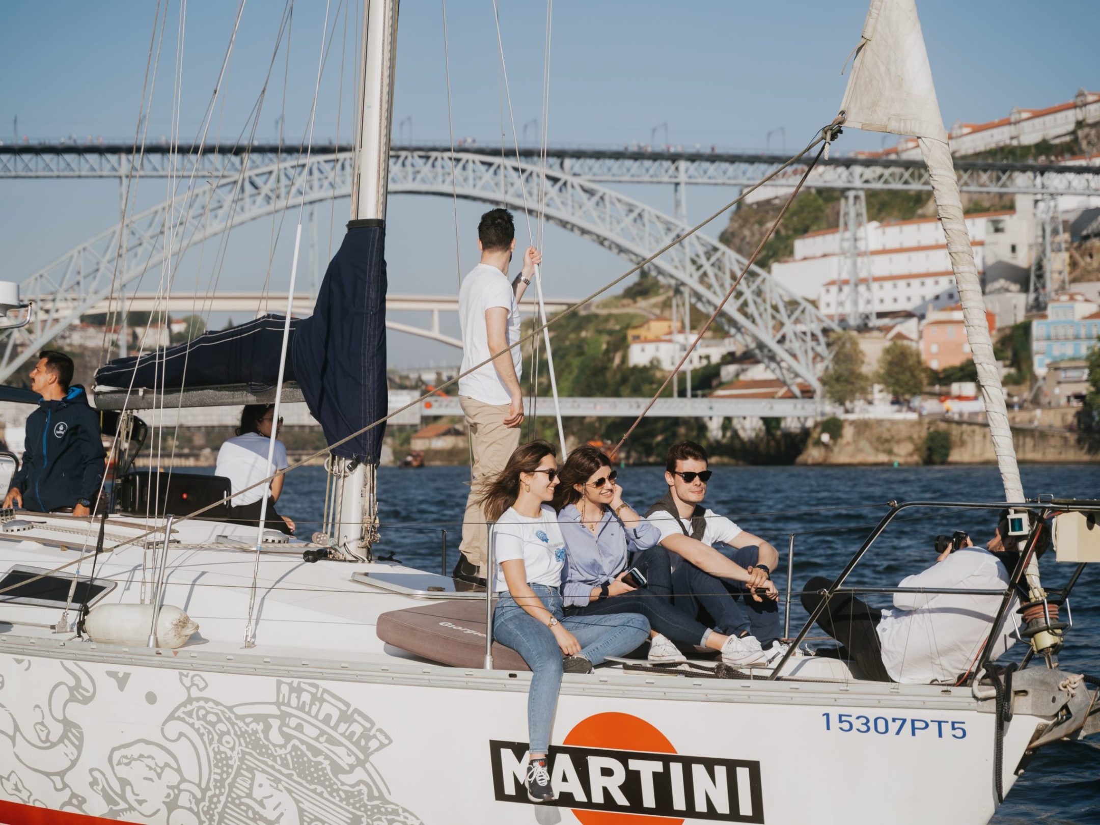 a group of people on a boat