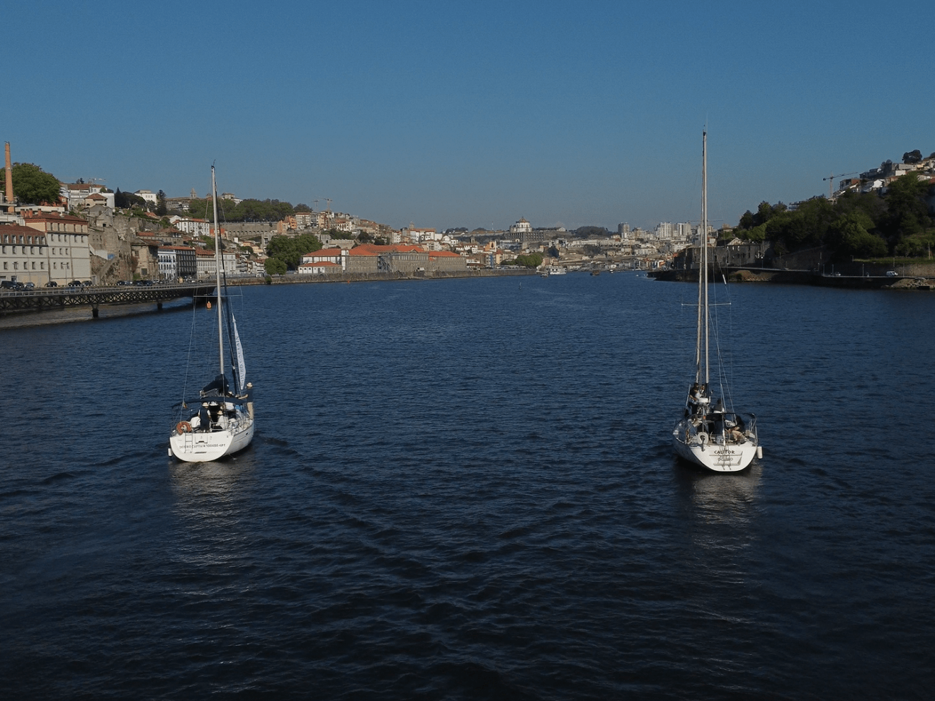 Double sailboat trip rio douro