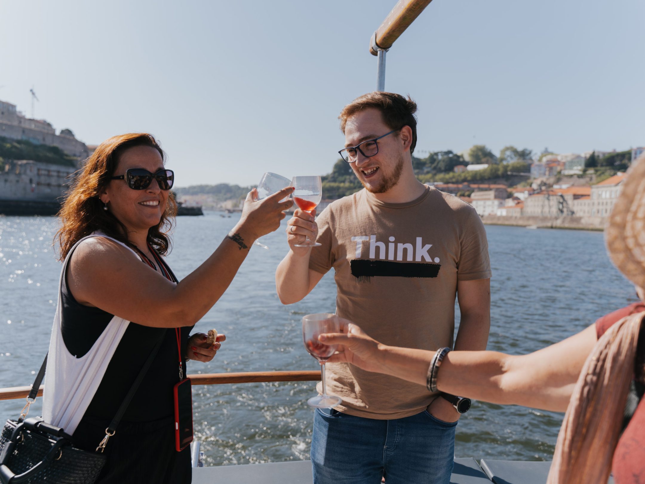 Happy smiles aboard Mathilda, Sightseeing Boat Trip | Sailing 360