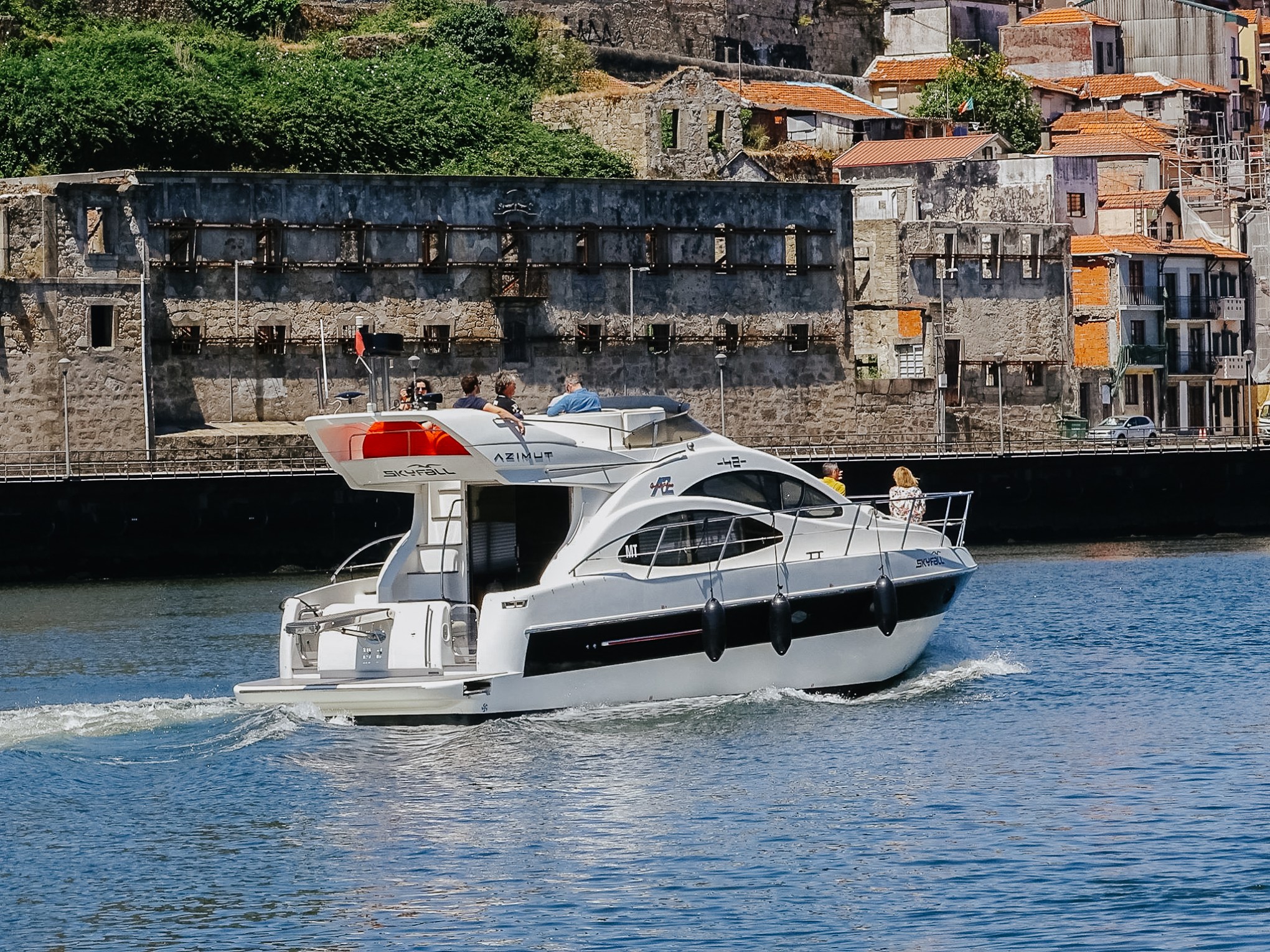 a large ship in a body of water