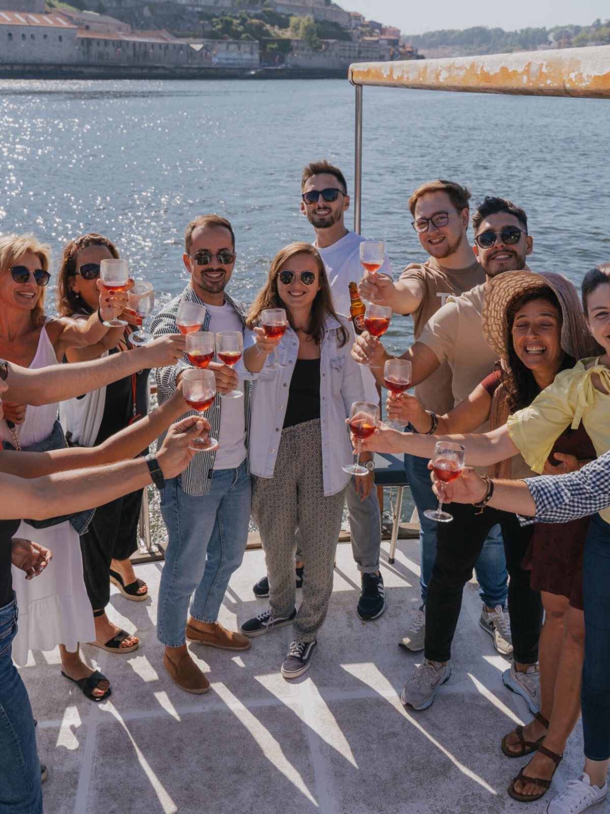 Get to know porto wine on board a classic boat in Douro River, Porto