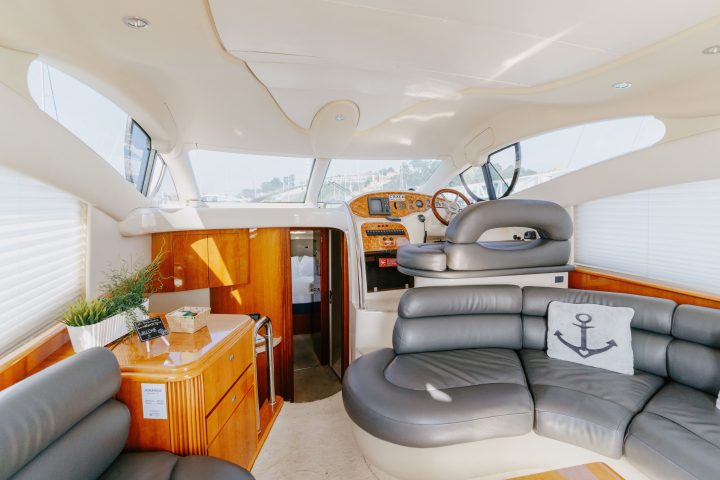 Skyfall Yacht sailing in the Douro River, Oporto, Portugal