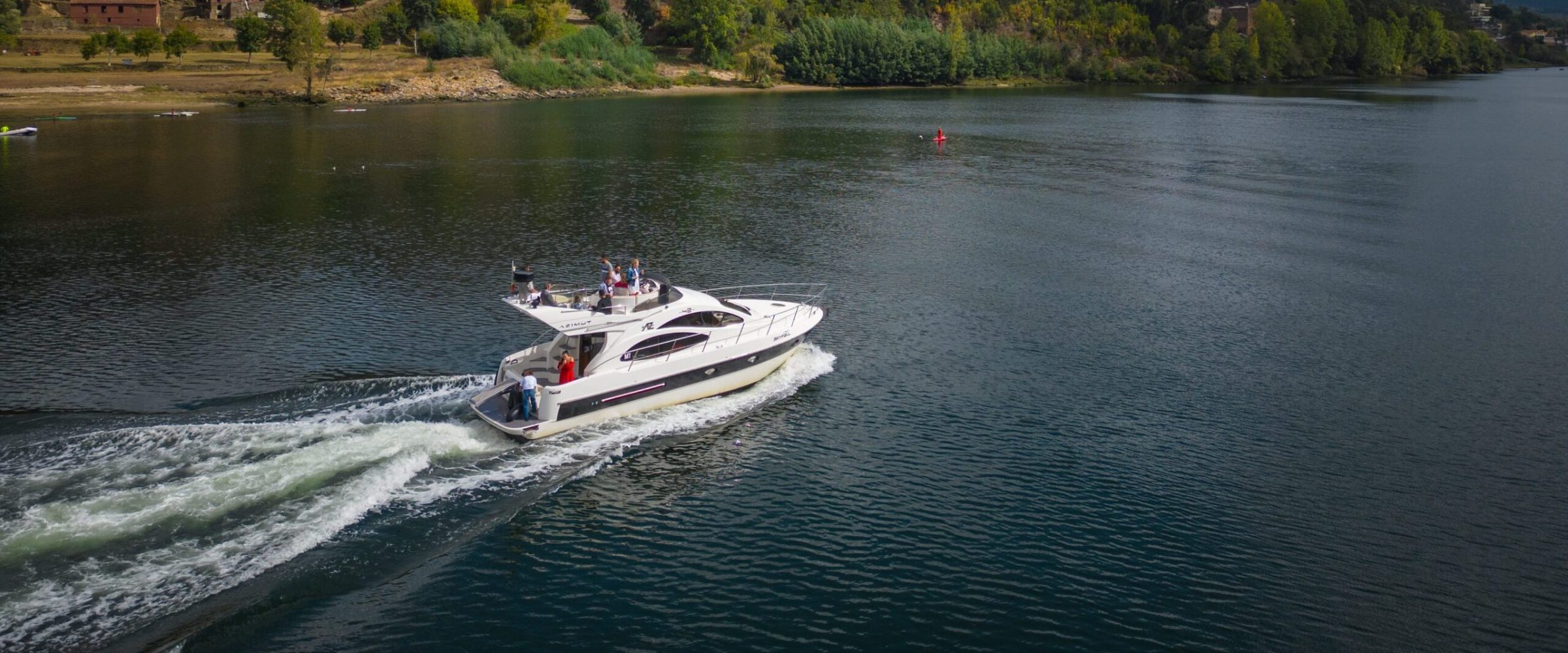 The Skyfall Yacht in Ilha dos Amores, Douro Valley, Portugal