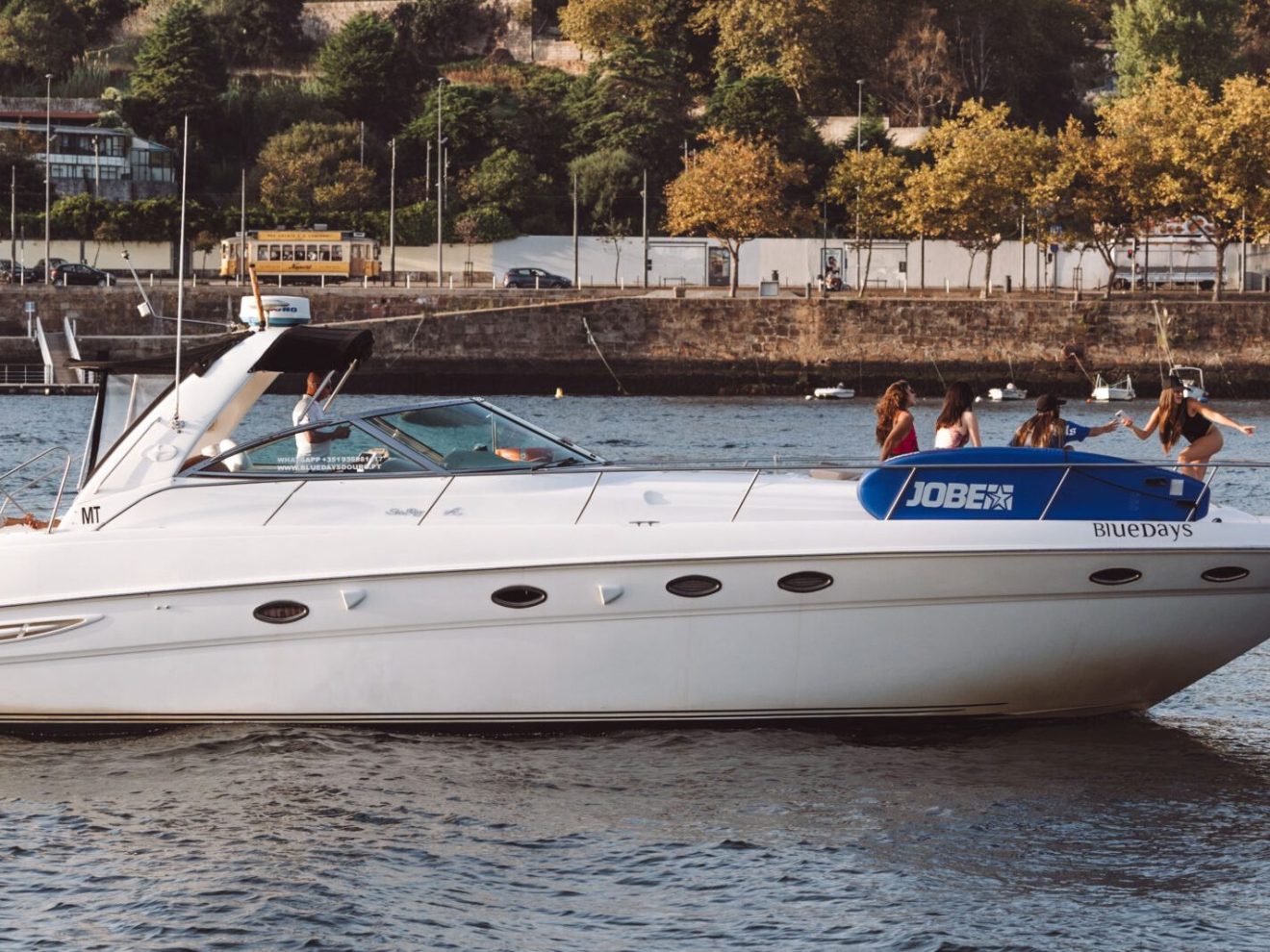 a small boat in a body of water