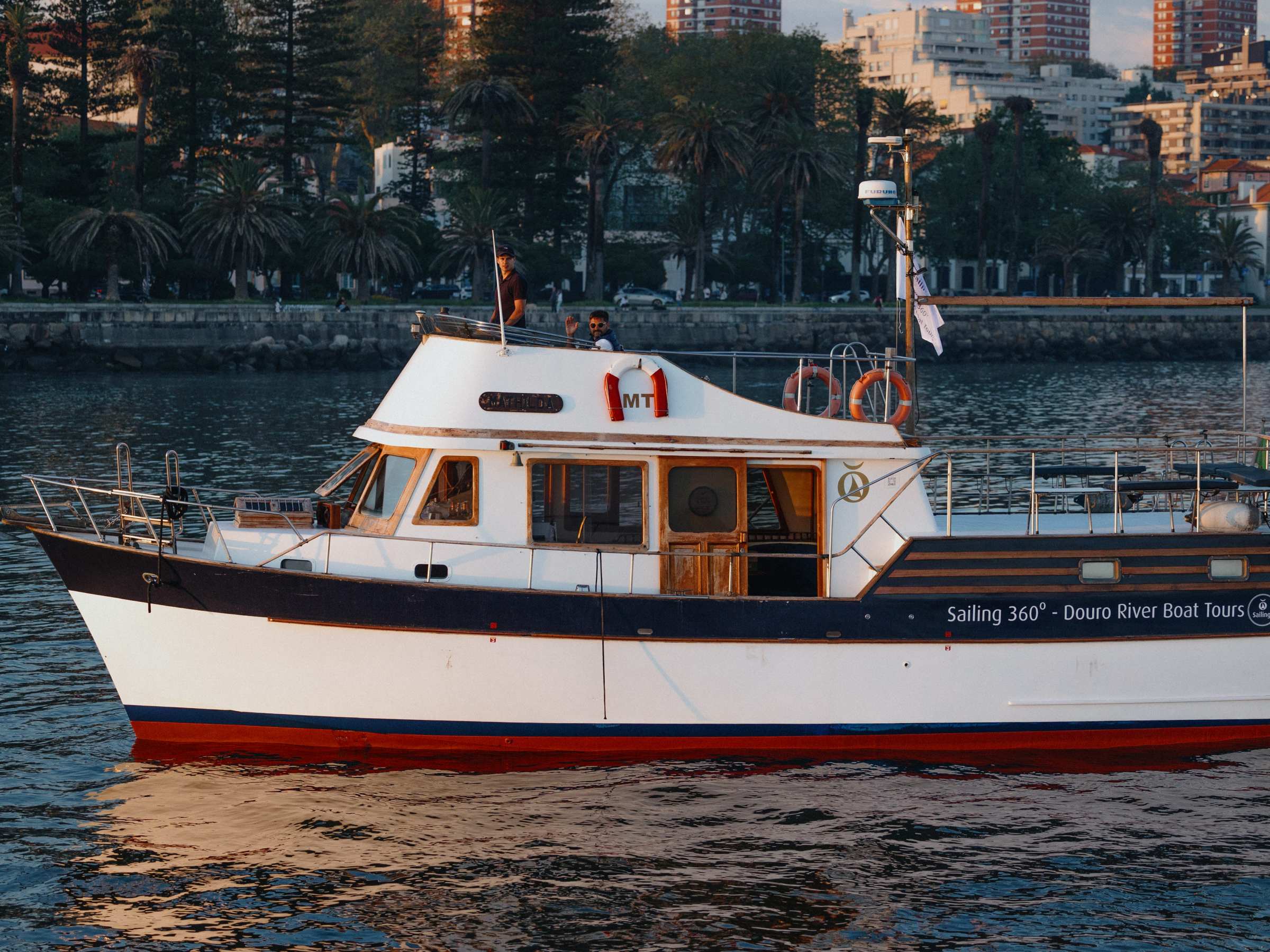 Classic Boat Mathilda in Douro River, Oporto, Portugal