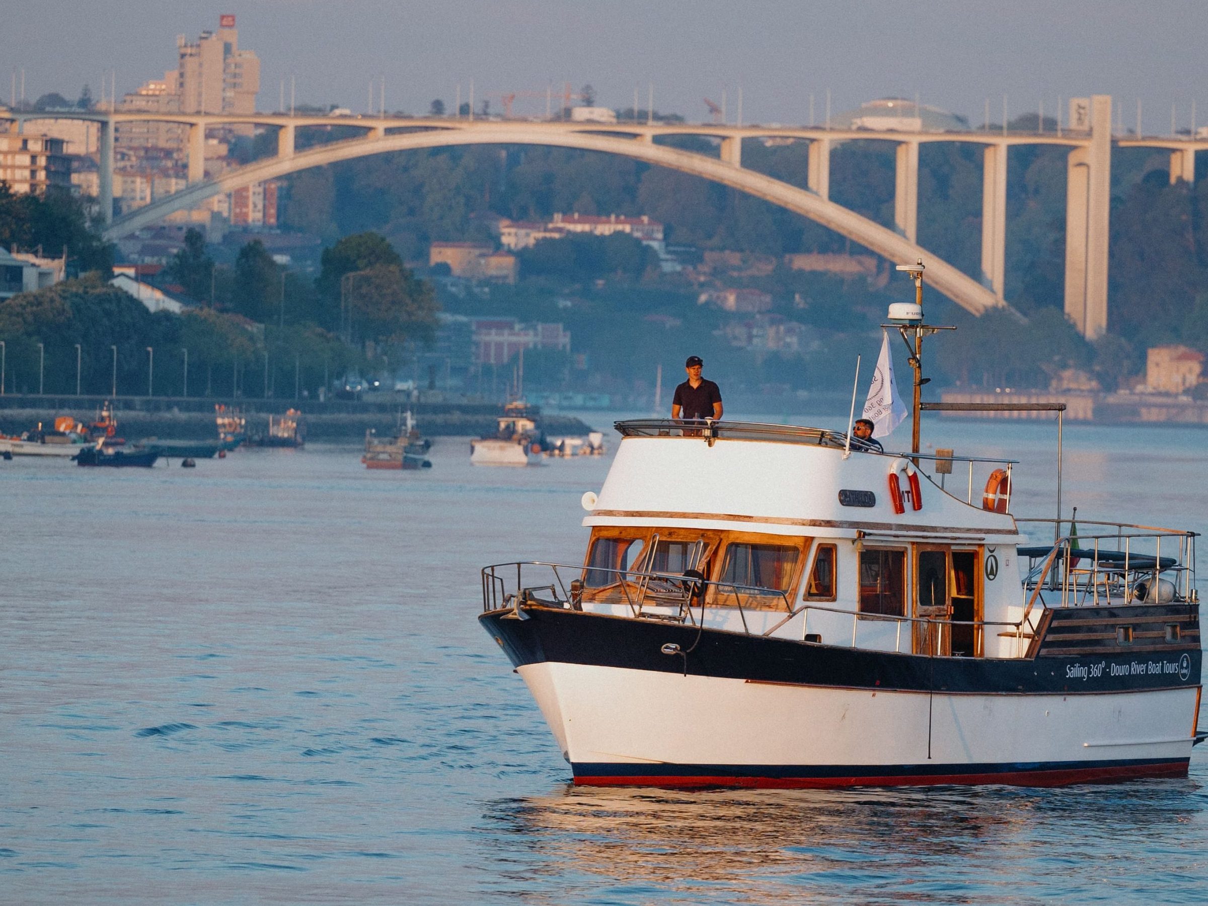 Classic Boat Mathilda in Douro River, Oporto, Portugal