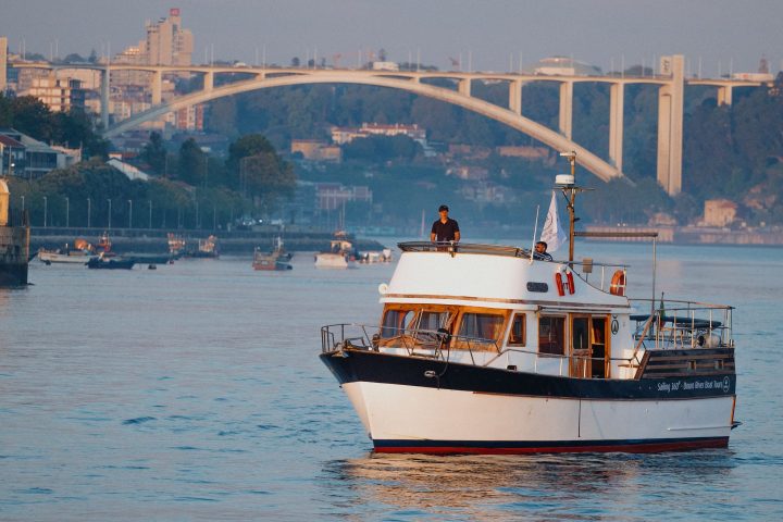 Classic Boat Mathilda in Douro River, Oporto, Portugal